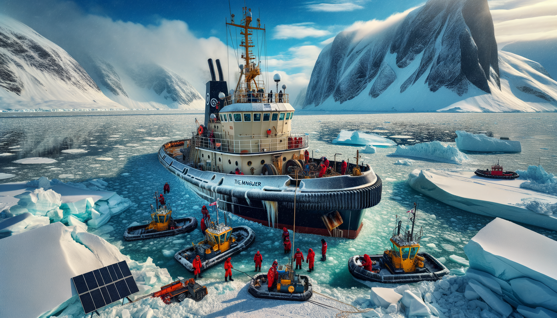 The Manguier Tugboat: Navigating Peril and Preservation in Greenland’s Icy Waters