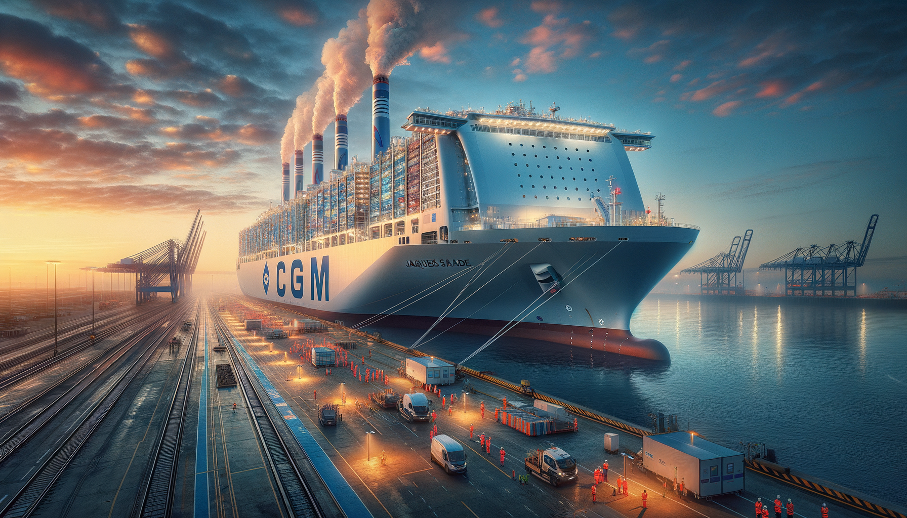 Discover the Groundbreaking Eco-Friendly Maritime Marvel: CMA CGM Jacques Saadé